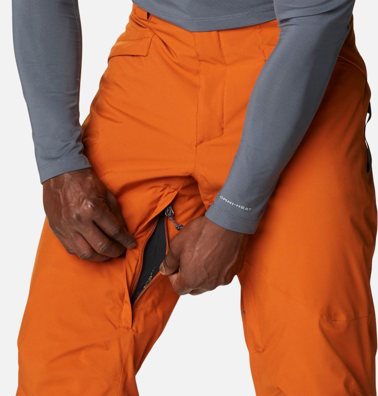 Men's Kick Turn II Omni-Heat Infinity Insulated Ski Pants, Color: Warm Copper, image 9
