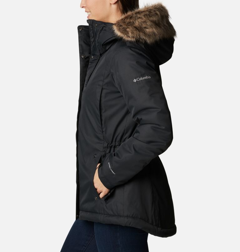 Columbia jacket with store fur hood