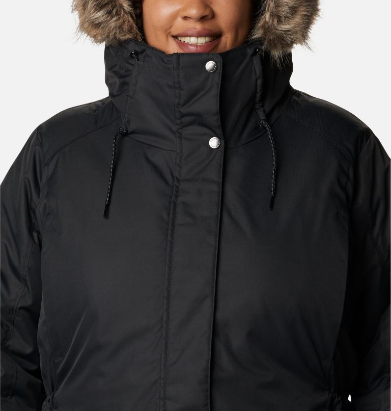 Thumbnail: Women's Suttle Mountain II Insulated Jacket - Plus Size, Color: Black, image 4