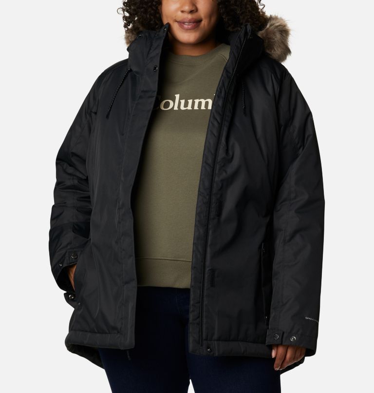 Thumbnail: Women's Suttle Mountain II Insulated Jacket - Plus Size, Color: Black, image 8