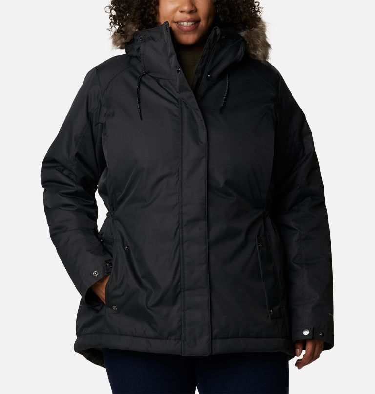 Columbia Women's Suttle Mountain Long Insulated Jacket, Black, M