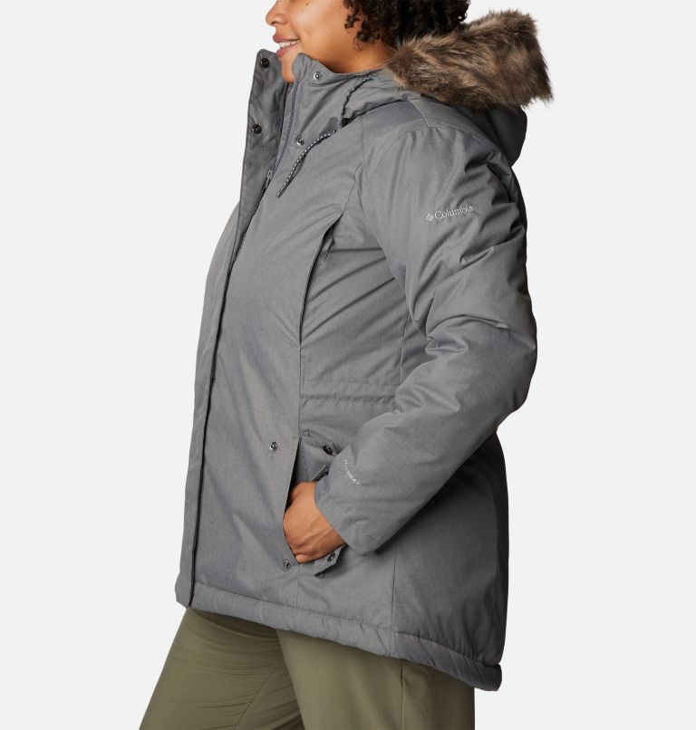 Thumbnail: Women's Suttle Mountain II Insulated Jacket - Plus Size, Color: City Grey, image 3