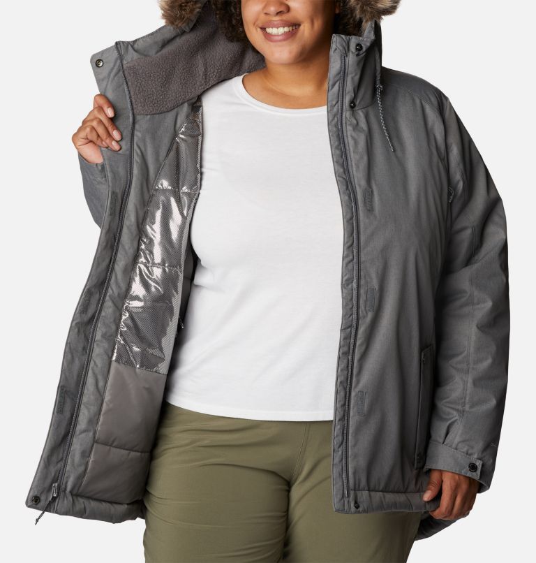 Thumbnail: Women's Suttle Mountain II Insulated Jacket - Plus Size, Color: City Grey, image 5