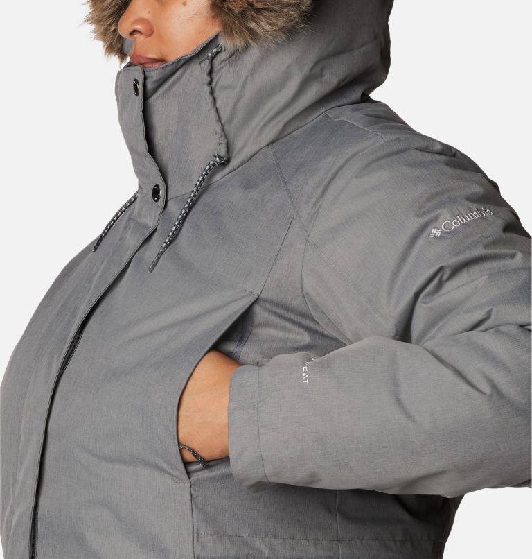 Women's Suttle Mountain II Insulated Jacket - Plus Size, Color: City Grey, image 8