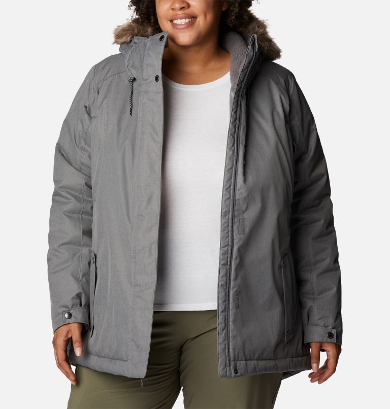 Women's Suttle Mountain II Insulated Jacket - Plus Size, Color: City Grey, image 9