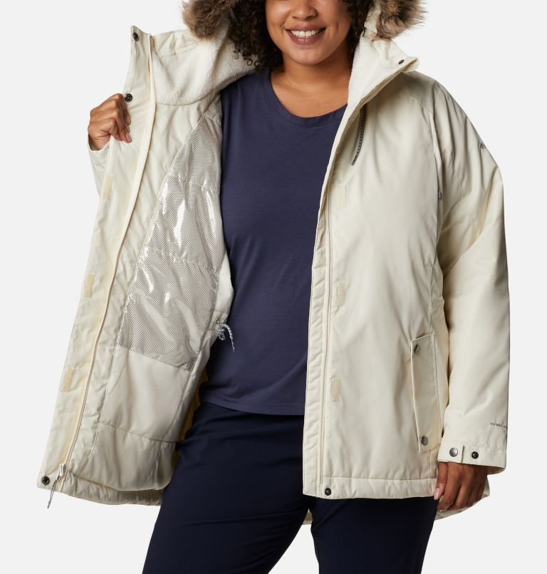 Women's Suttle Mountain II Insulated Jacket - Plus Size, Color: Chalk, image 5