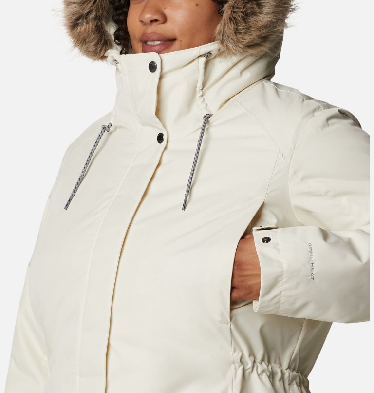 Women's Suttle Mountain II Insulated Jacket - Plus Size, Color: Chalk, image 7