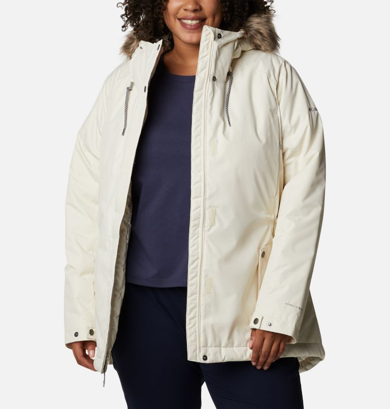 Thumbnail: Women's Suttle Mountain II Insulated Jacket - Plus Size, Color: Chalk, image 8