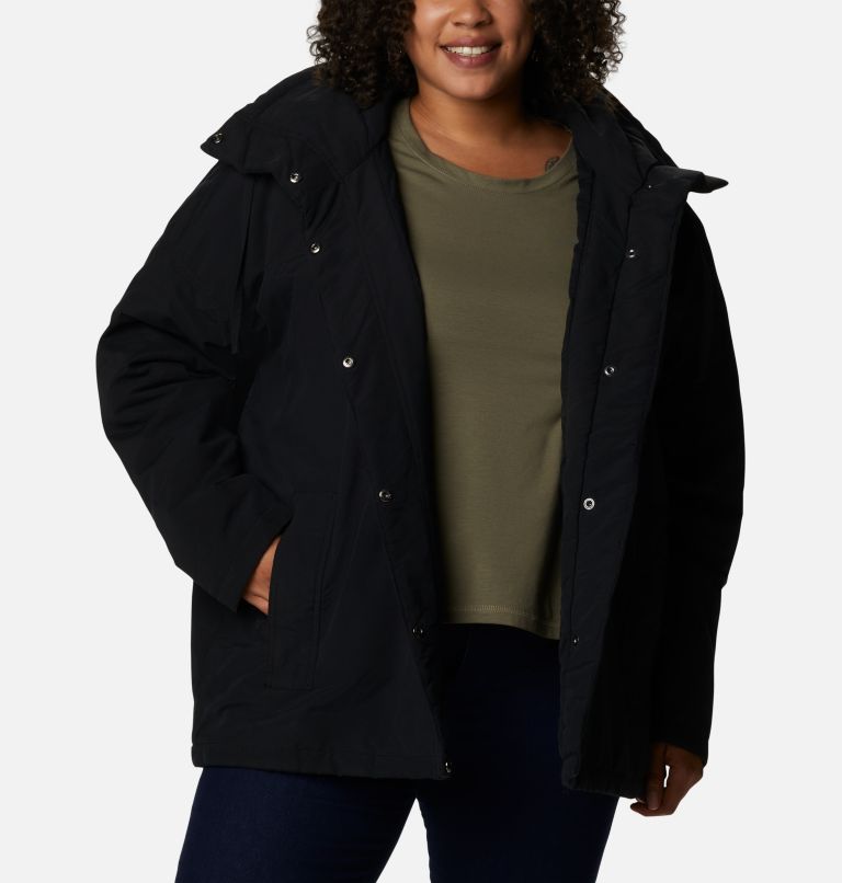 Manteau isolé Maple Hollow pour femme - Grandes tailles, Color: Black