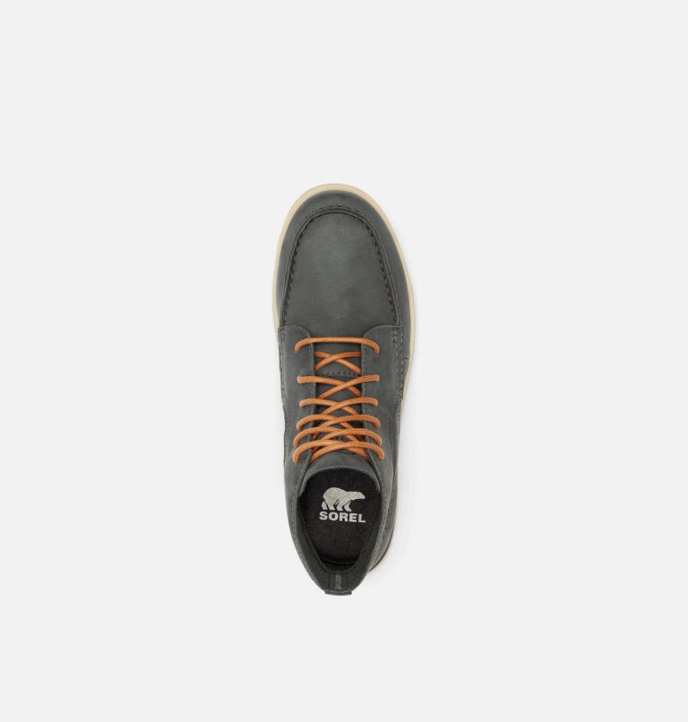 Men's Kezar Moc Waterproof Boot, Color: Coal, Brown Flora, image 5