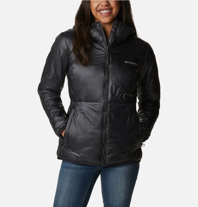 Women's Trail Shaker Double Wall Hooded Jacket, Color: Black, image 1