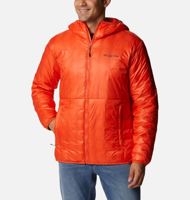 Manteau à capuchon Trail Shaker Double Wall pour homme, Color: Red Quartz