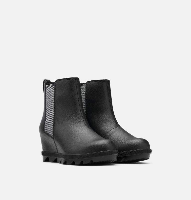 Youth Joan Of Arctic Wedge Chelsea Boot, Color: Black, Black, image 2