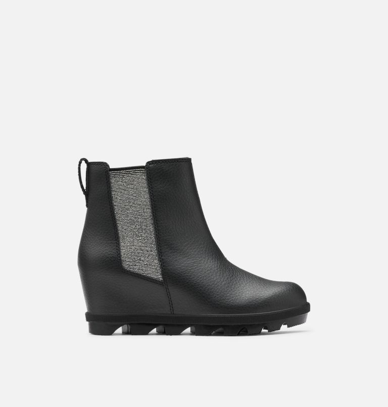 Thumbnail: Youth Joan Of Arctic Wedge Chelsea Boot, Color: Black, Black, image 1