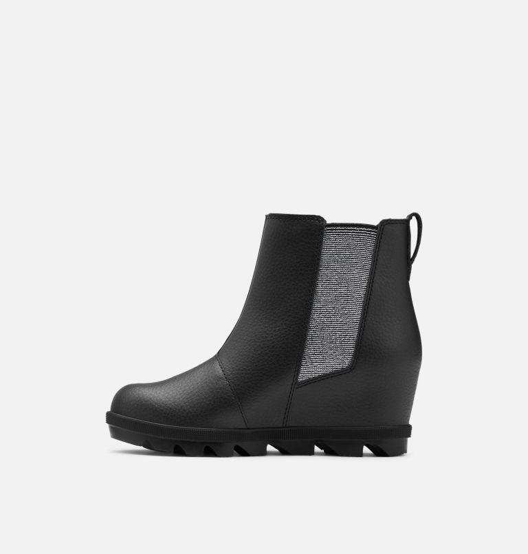 Thumbnail: Youth Joan Of Arctic Wedge Chelsea Boot, Color: Black, Black, image 4
