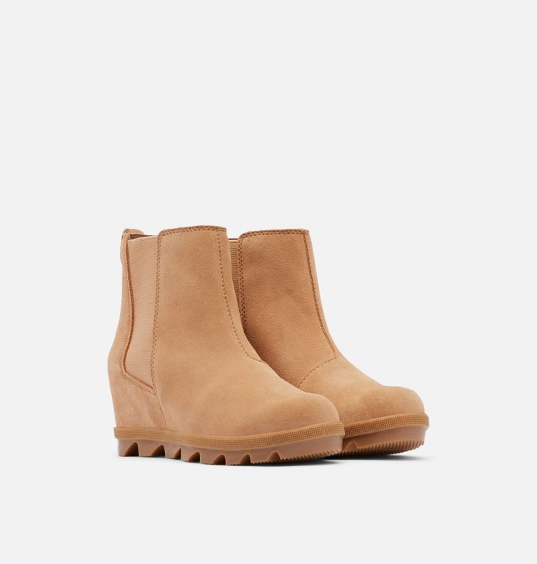 Thumbnail: Youth Joan Of Arctic Wedge Chelsea Boot, Color: Tawny Buff, Gum 2, image 2