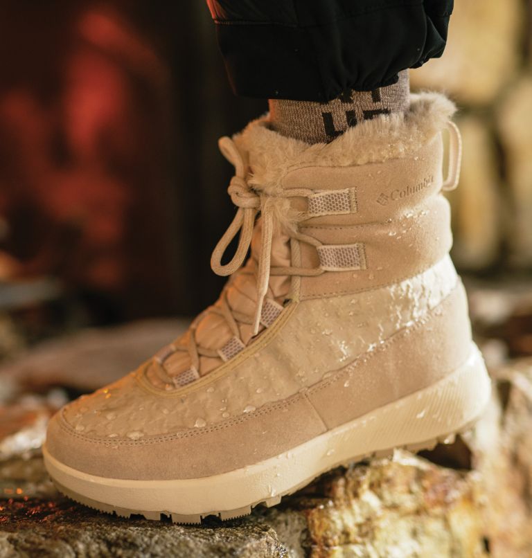 Women's Slopeside Peak Luxe Boot, Color: Dark Stone, Sea Salt, image 10