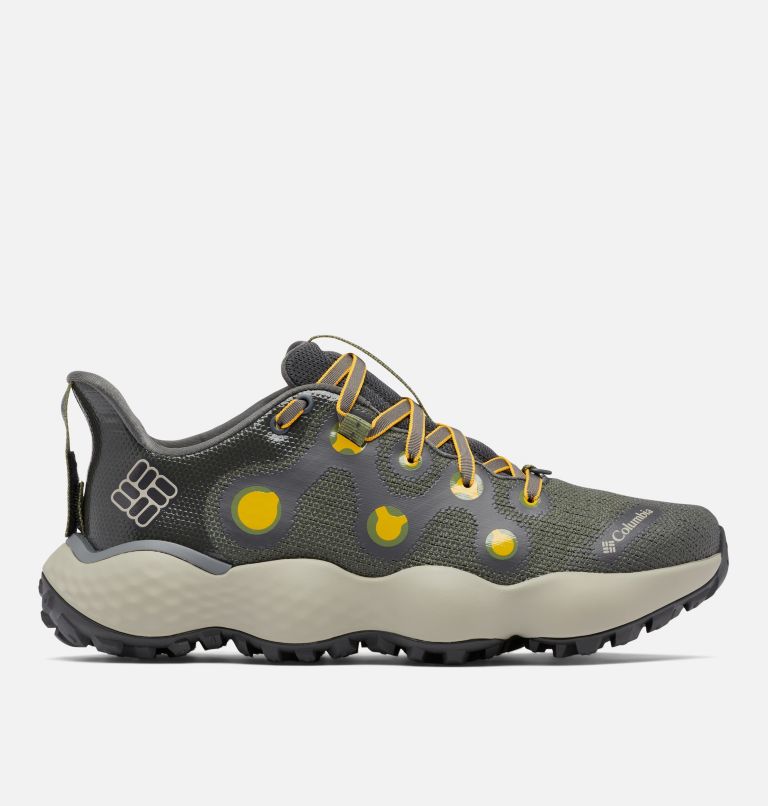 Thumbnail: Men’s Escape Thrive Ultra Walking Shoe, Color: Mosstone, Golden Yellow, image 1