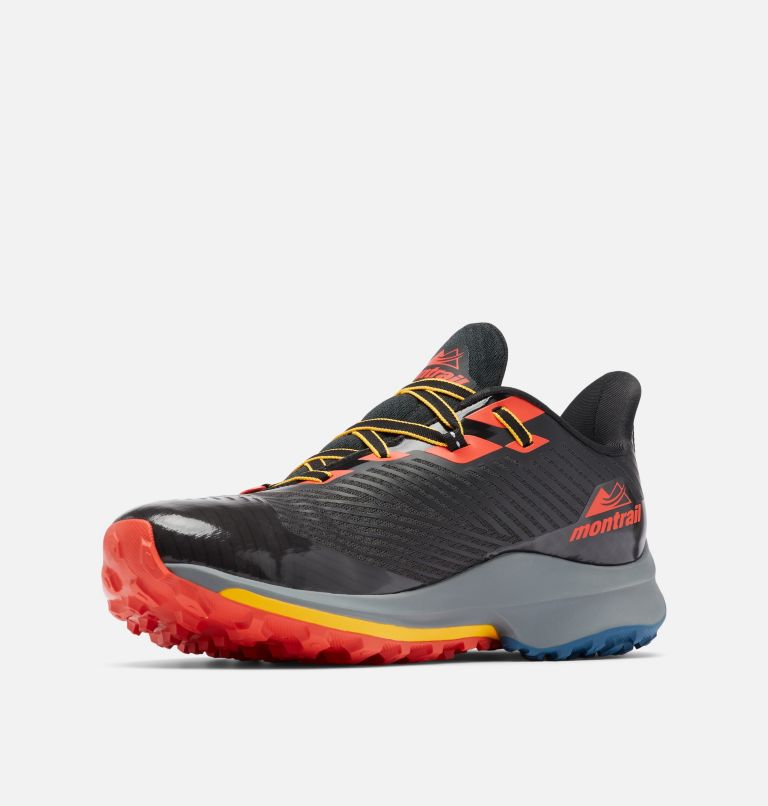 Black trail store running shoes mens