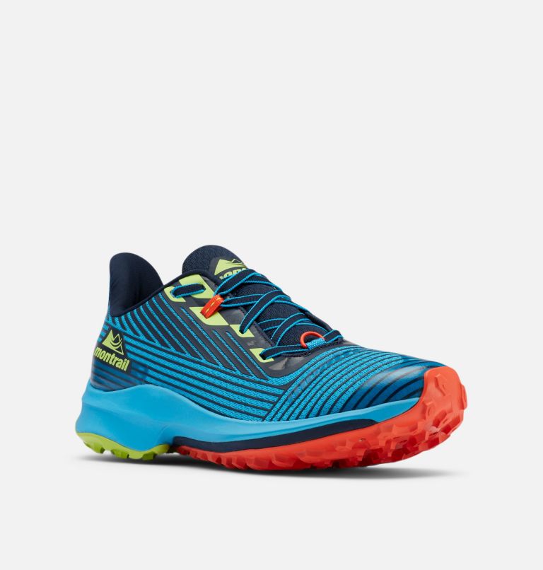 Thumbnail: Montrail Trinity AG Trail Running Schuhe für Männer, Color: Collegiate Navy, Fission, image 2