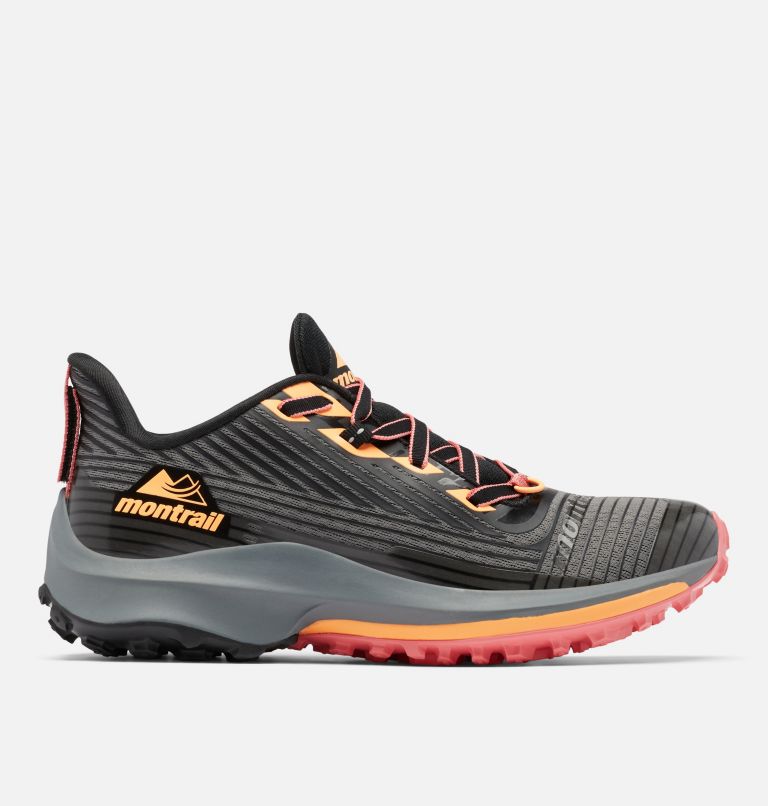 Women’s Montrail Trinity AG Trail Running Shoe, Color: Black, Orange Glow, image 1