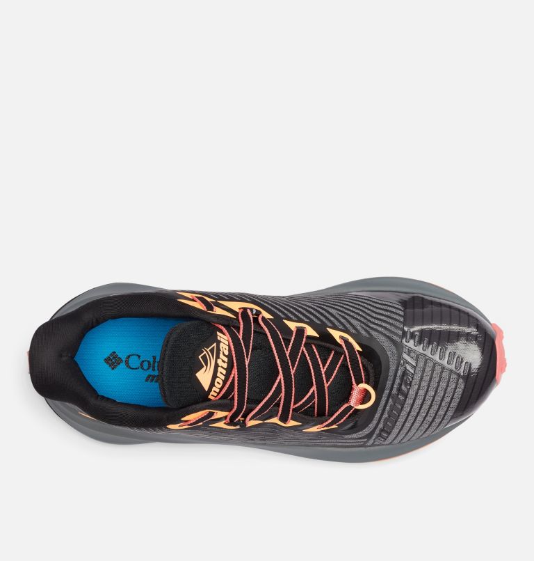 Women’s Montrail Trinity AG Trail Running Shoe, Color: Black, Orange Glow, image 3