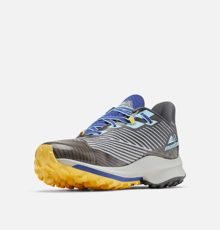 Thumbnail: Montrail Trinity AG Trail Running Schuhe für Frauen, Color: Grey Ice, Spring Blue, image 6