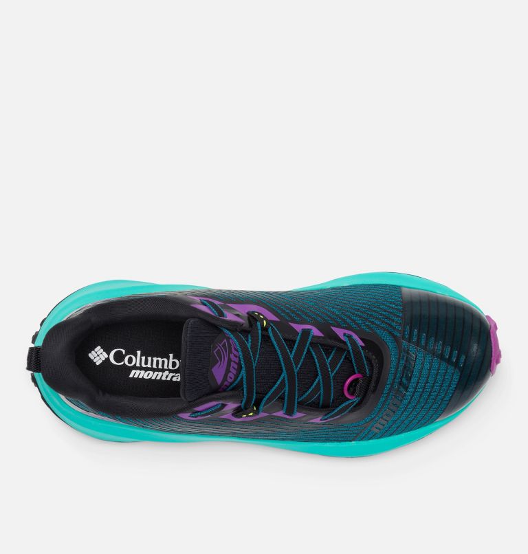 Women's Montrail Trinity AG Trail Running Shoe, Color: Deep Water, Bright Plum, image 3