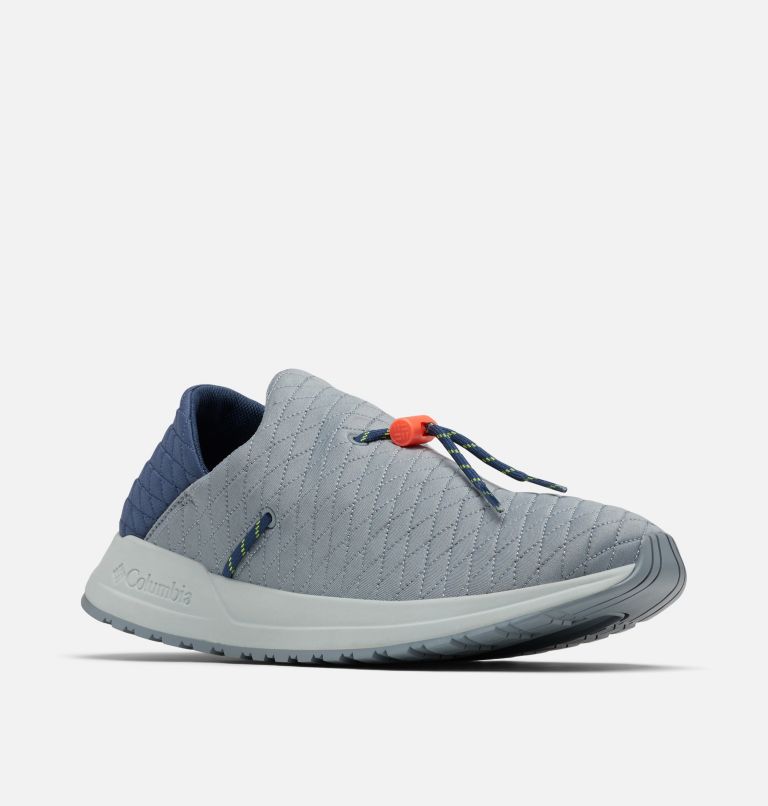 Men's Wildone Moc Shoe, Color: Grey Ash, Red Quartz, image 2