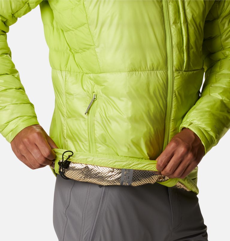 Men's Titan Pass Double Wall Hybrid Jacket, Color: Bright Chartreuse, image 8