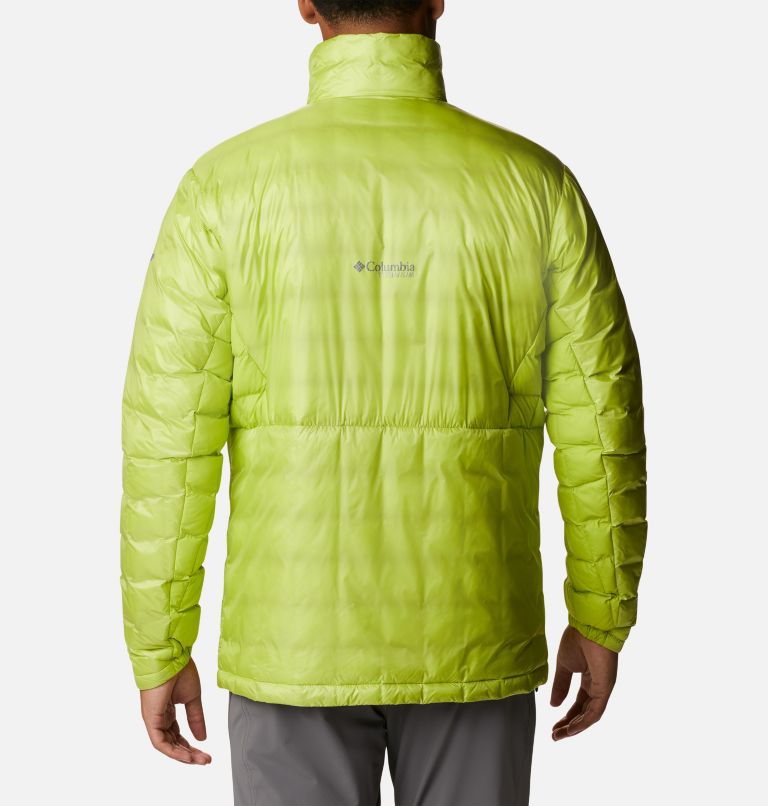 Men's Titan Pass Omni-Heat Infinity Double Wall Insulated Hybrid Jacket, Color: Bright Chartreuse