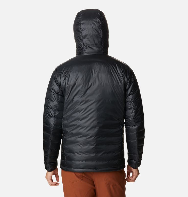 Thumbnail: Men's Infinity Summit Omni-Heat Infinity Double Wall Down Hooded Jacket, Color: Black, image 2