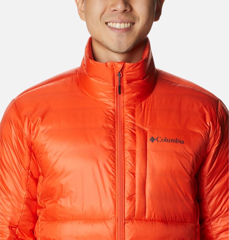 Thumbnail: Men's Infinity Summit Double Wall Down Jacket, Color: Red Quartz, image 4