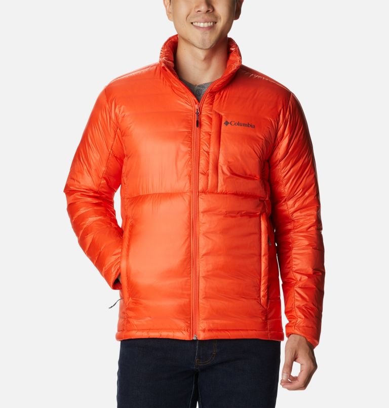 Men's Infinity Summit Double Wall Down Jacket, Color: Red Quartz, image 1