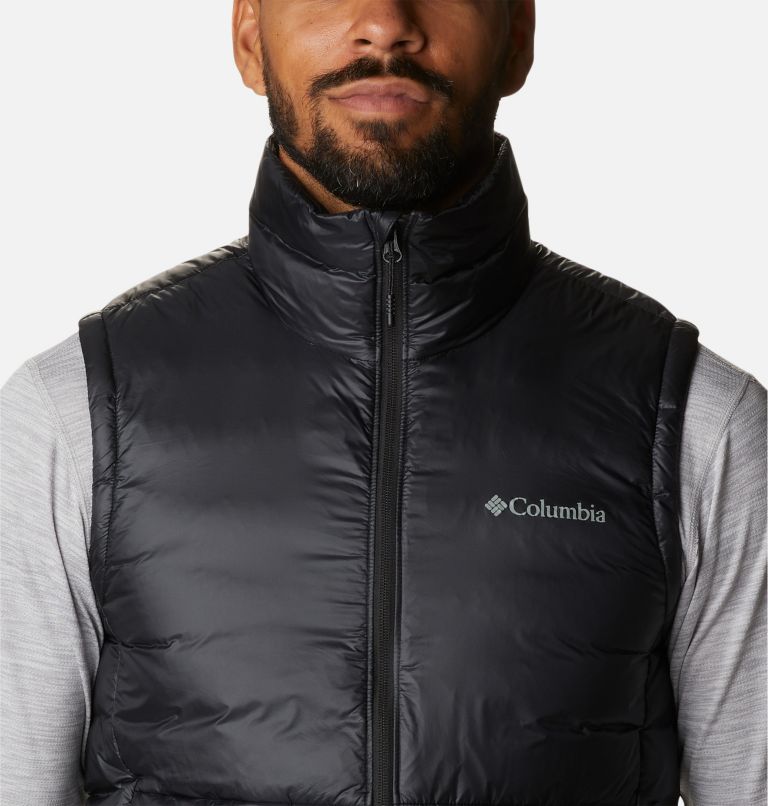Thumbnail: Men's Infinity Summit Omni-Heat Infinity Double Wall Down Vest, Color: Black, image 4