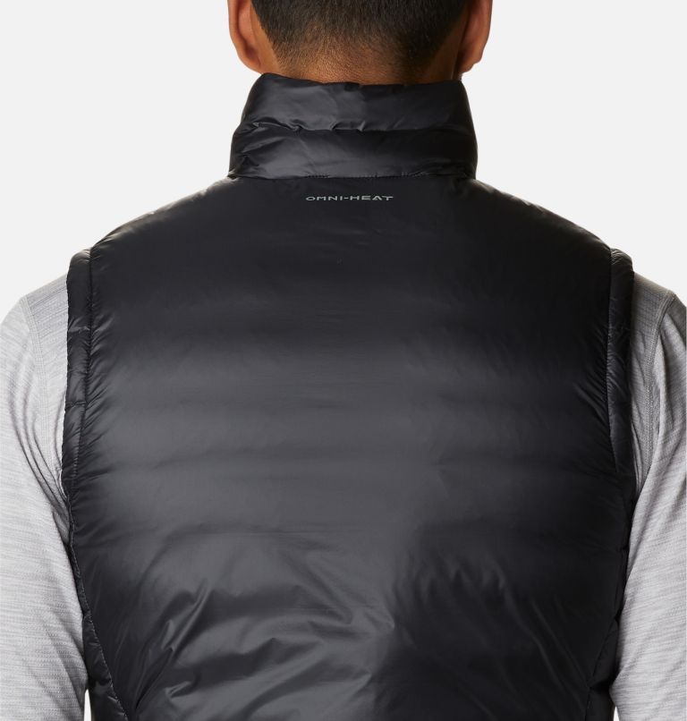 Men's Infinity Summit Omni-Heat Infinity Double Wall Down Vest, Color: Black, image 7