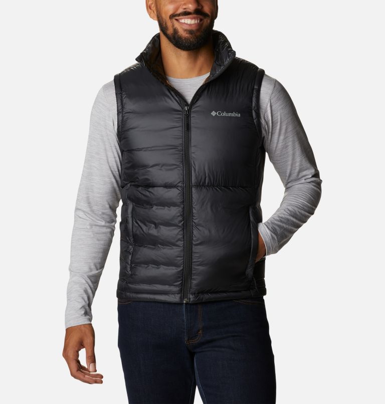 Thumbnail: Men's Infinity Summit Omni-Heat Infinity Double Wall Down Vest, Color: Black, image 1