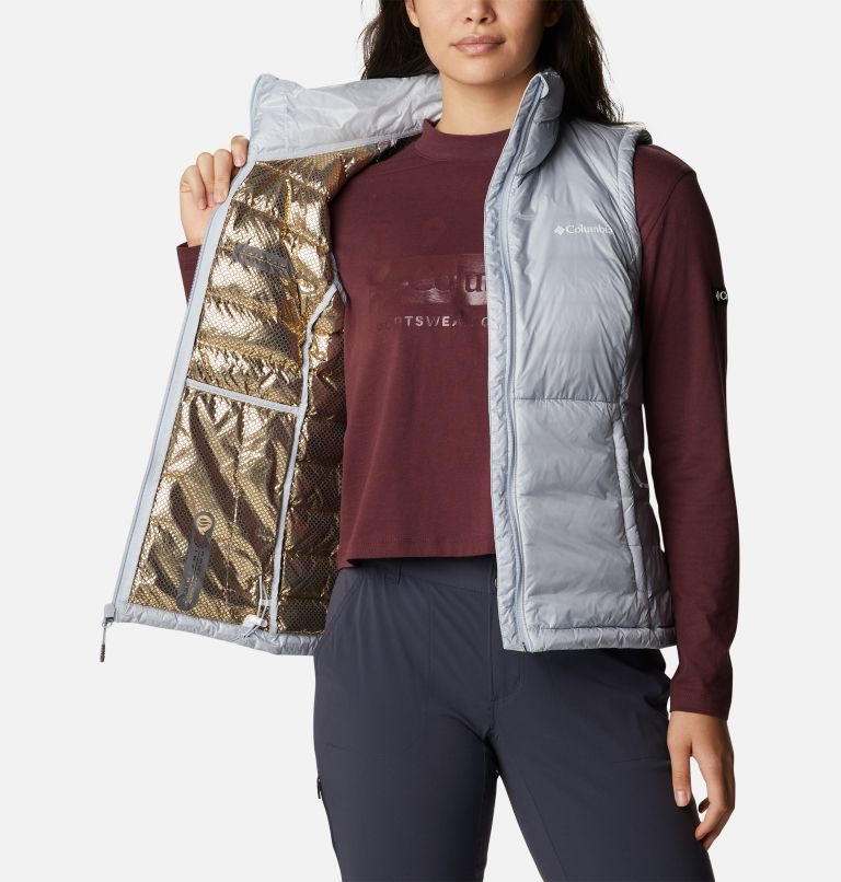 Infinity Summit Double Wall Down Vest, Color: Cirrus Grey, image 5
