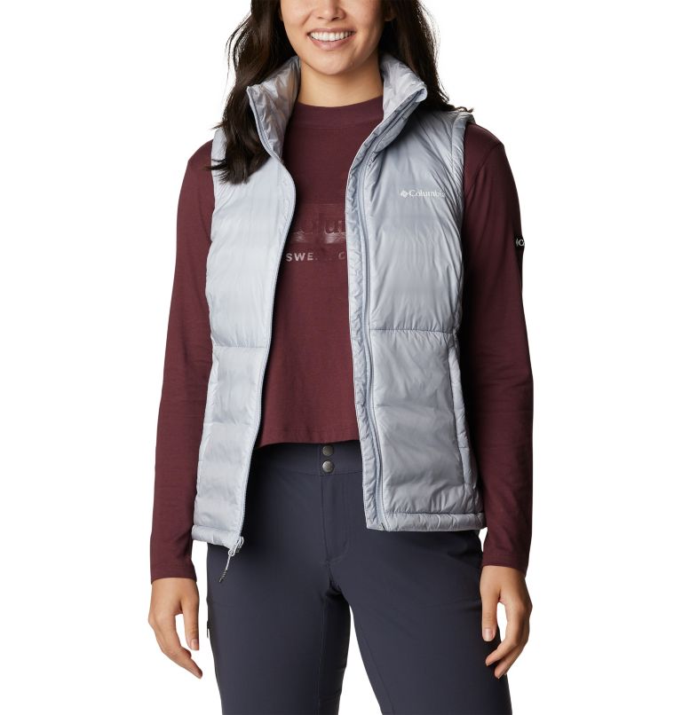 Infinity Summit Double Wall Down Vest, Color: Cirrus Grey, image 9