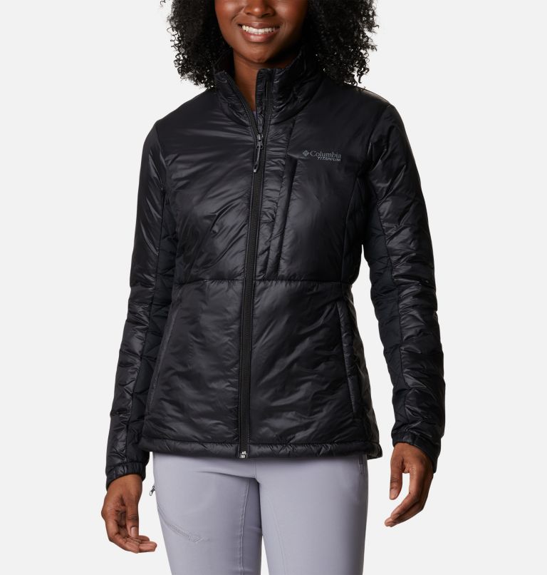 Women's black columbia omni heat jacket sale