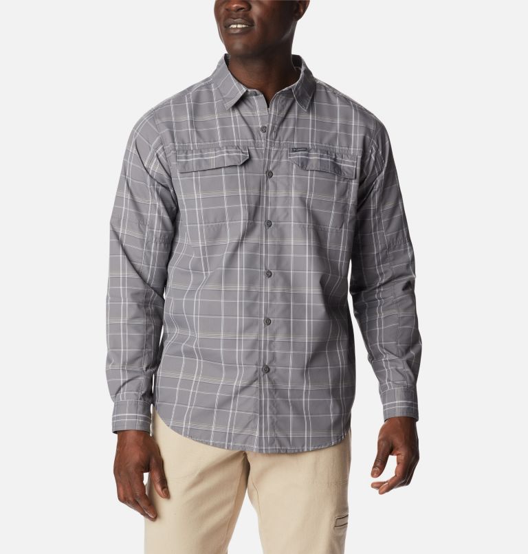 Columbia men's silver ridge plaid long hot sale sleeve shirt