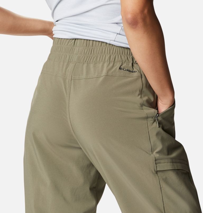 Calças Jogger Columbia Preço - Pleasant Creek Mulher Verde Oliva