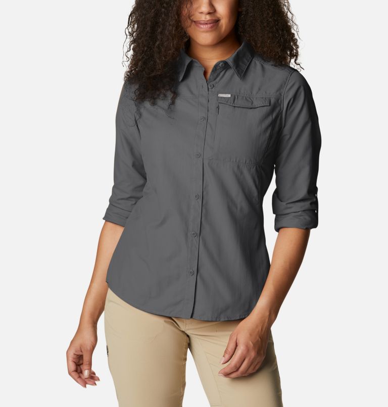 Thumbnail: Women's Silver Ridge 2.0 Shirt, Color: Grill, image 7