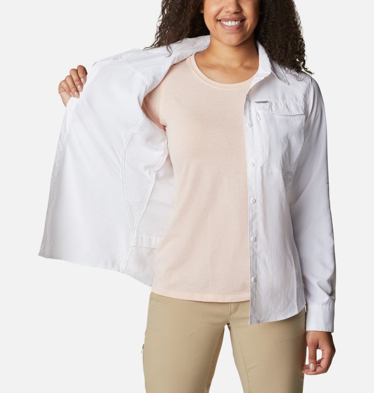 Thumbnail: Women's Silver Ridge 2.0 Shirt, Color: White, image 6