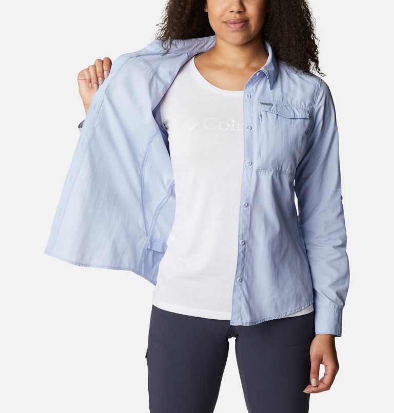 Women's Silver Ridge 2.0 Shirt, Color: Faded Sky, image 6