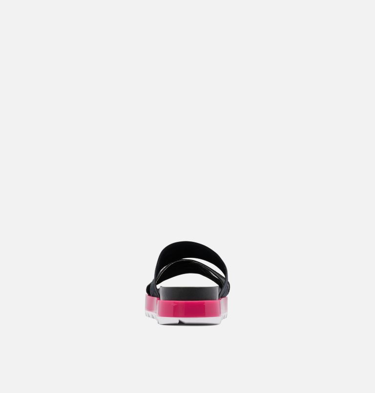 Thumbnail: Women's Roaming Sport Slide Sandal, Color: Black, Punch Pink, image 3