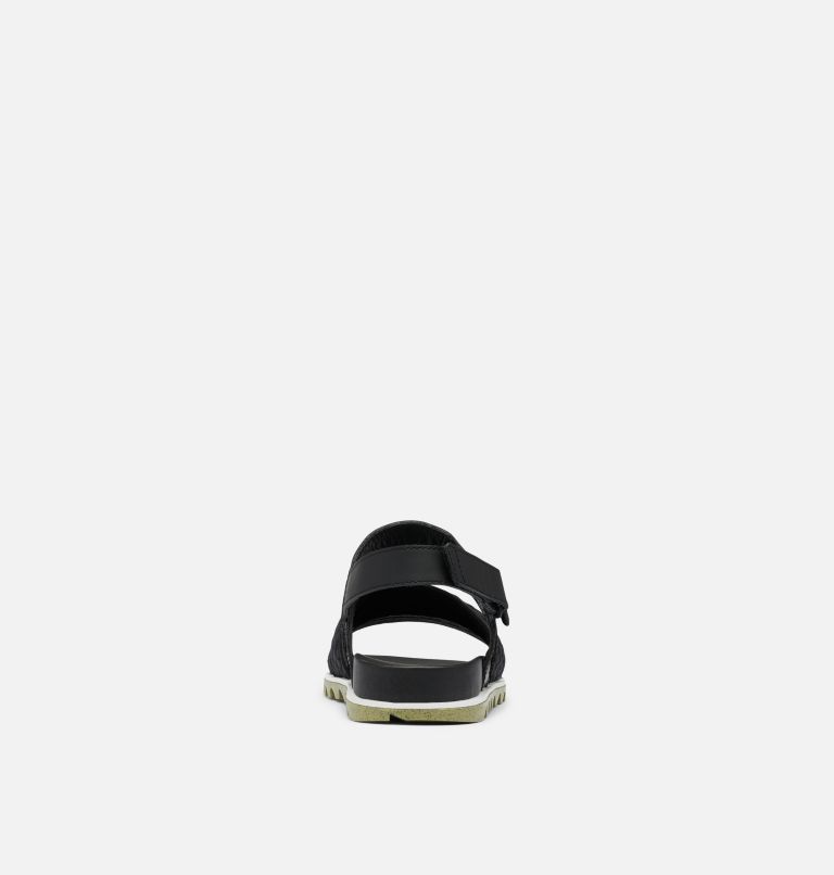 Thumbnail: Roaming Decon Slingback flache Sandale für Frauen, Color: Black, Olive Shade, image 3