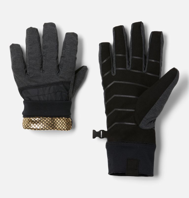 Men's Infinity Trail Omni-Heat Infinity Gloves, Color: Black Heather, image 2