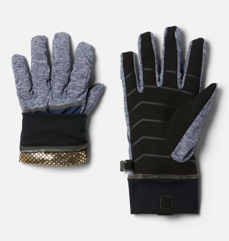 Men's Infinity Trail Gloves, Color: Collegiate Navy Heather, image 2