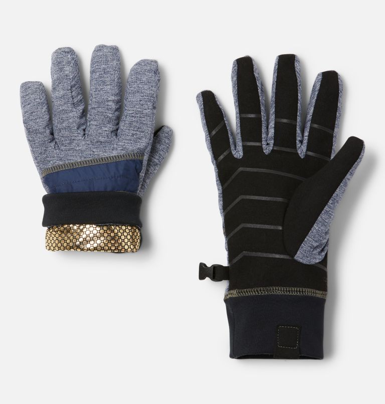 Thumbnail: Men's Infinity Trail Omni-Heat Infinity Gloves, Color: Collegiate Navy Heather, image 2